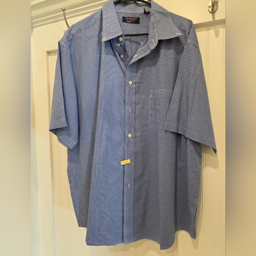 Men's Blue Checkered Shirt